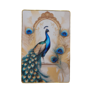 Decor Peacock Crystal Wall Painting