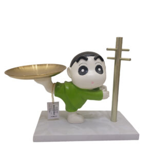 Cute Shinchan Resin Statue – Cartoon Figurine Decorative Showpiece for Home, Office, Bookshelf, Bedroom & Living Room Décor