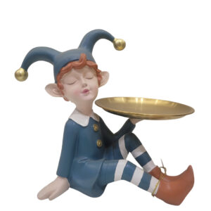Resin Cute Storage Tray Kids Statue Key Storage Holder |Antique Home Décor |Traditional Showpiece |Figurine |Modern Decorative |Decoration|Figurines for Home Decor |Decor