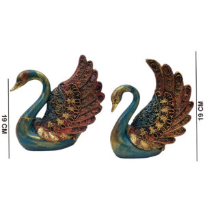 Duck Pair, Kissing Love Bird Vastu Showpiece for Home Decor & Living Room Decorative Showpiece