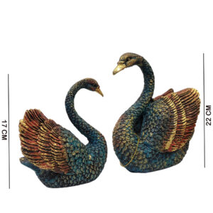 Duck Pair, Kissing Love Bird Vastu Showpiece for Home Decor & Living Room Decorative Showpiece