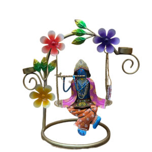 Krishna Jula Multicolour Iron Idol