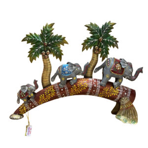 RHD 3 ELEPHANT DECOR Metal Abstract/Wall Sculptures