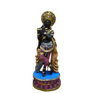 Decorative Lord Krishna Statue - Big Size for Home & Office Decor - Perfect for Pooja & Gifting (6 x 16 inches)