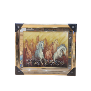 Royal 7 Running Horses 3D Positive Energy Wall Decor