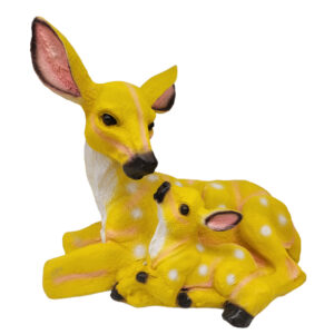 Mother and Baby Deer Figurine