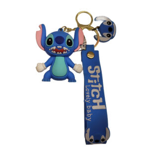 Stitch 3D Rubber Cartoon Keychain