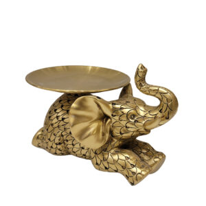 Elephant Dry Fruit Bowl Showpiece