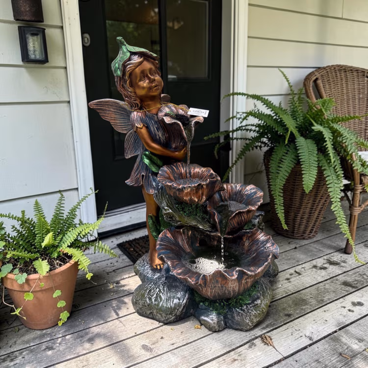 Angel Fountain 23x14 Inch